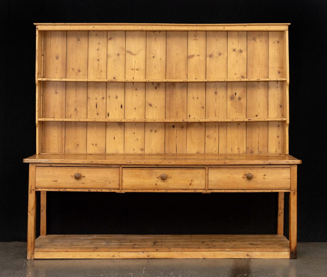 Irish Pine Wood Pot Board Dresser (1 of 9)