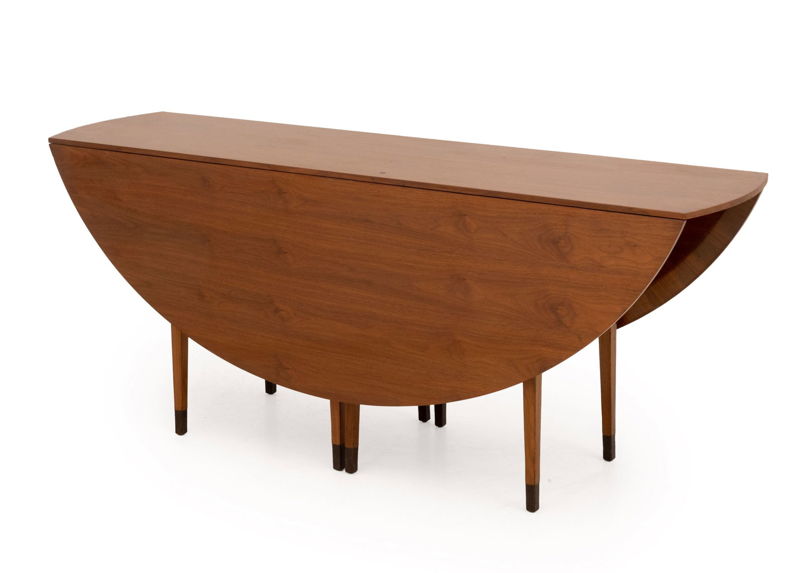 Mid-Century Modern Teak Drop Leaf Dining Table (1 of 9)