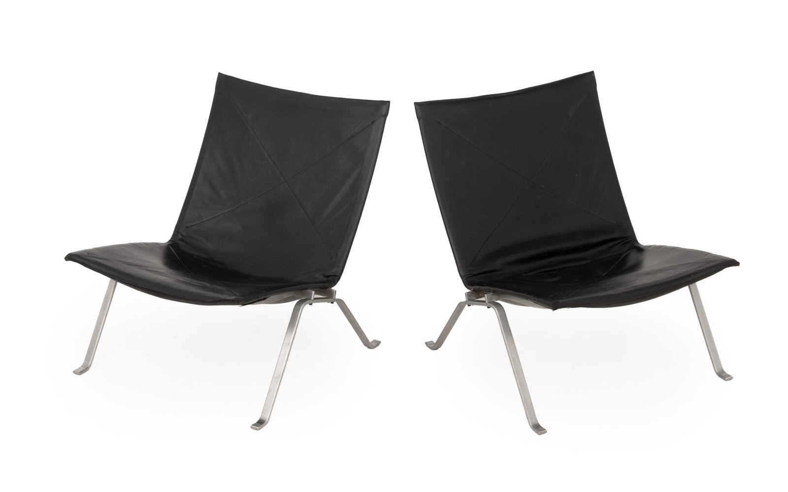 Poul Kjaerholm for Fritz Hansen PK22 Chairs, Pair (1 of 11)
