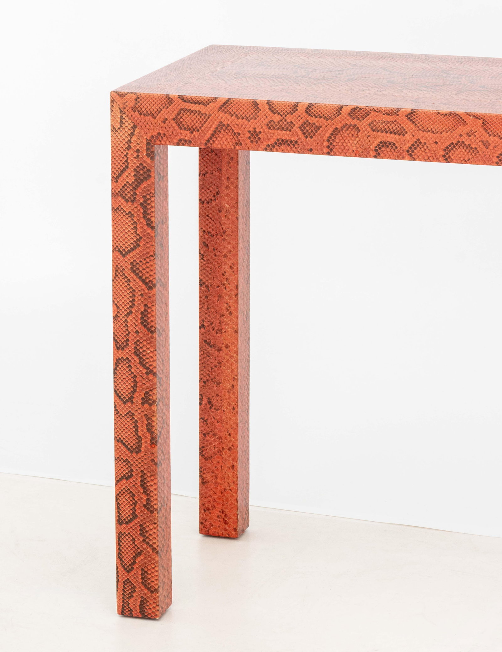 Karl Springer Red Python Parsons Table, 1972 - 3