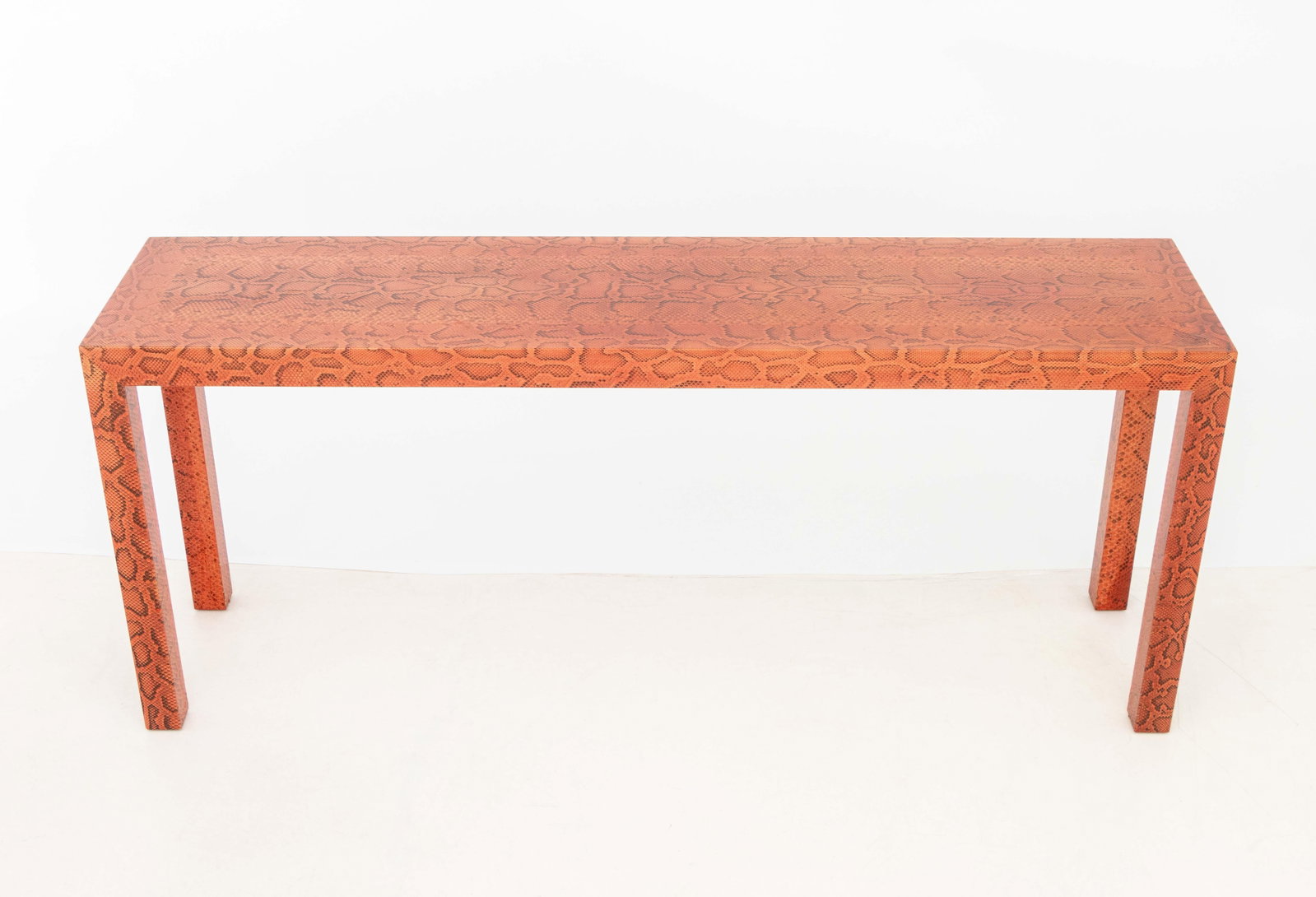 Karl Springer Red Python Parsons Table, 1972 - 4