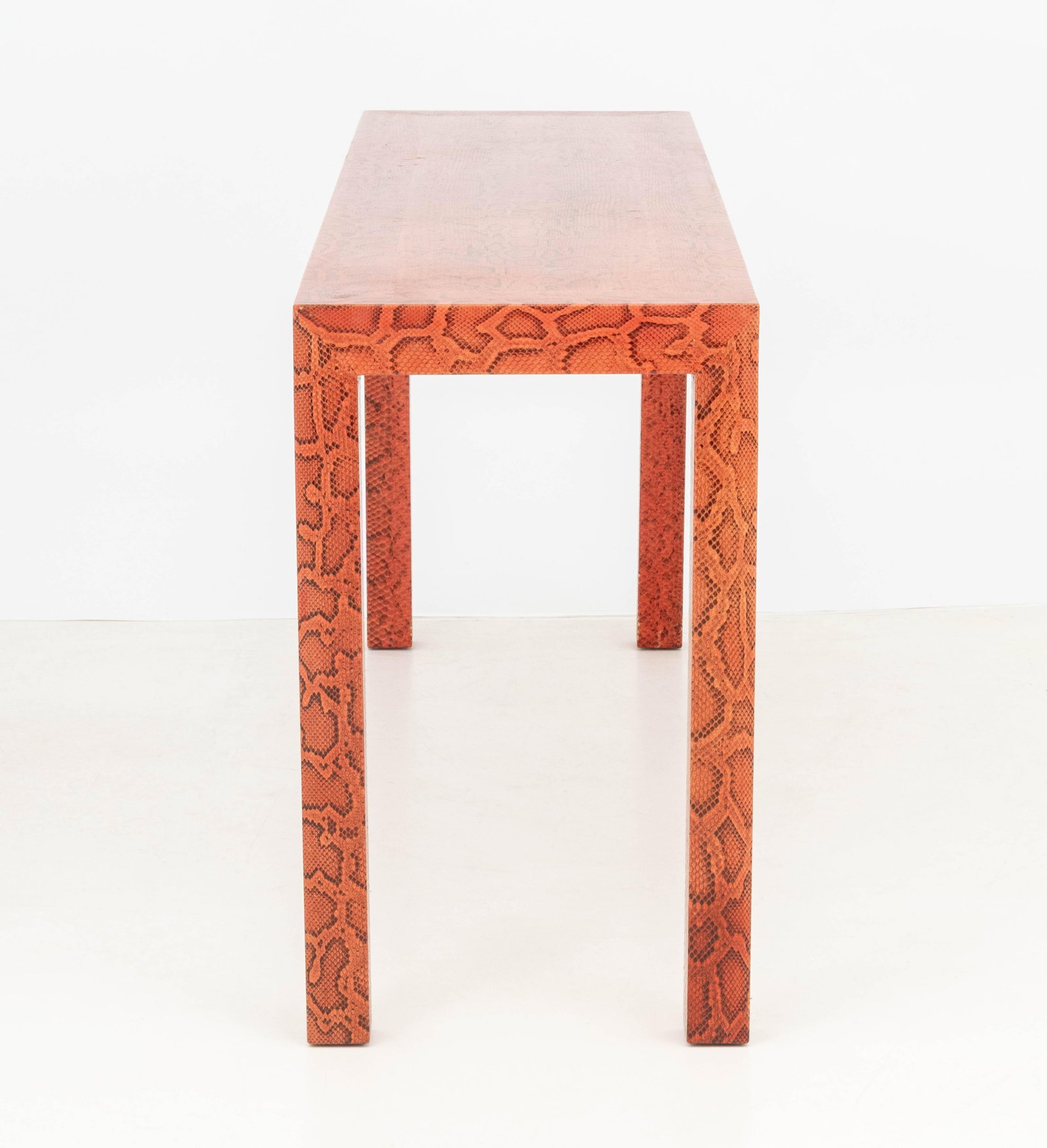 Karl Springer Red Python Parsons Table, 1972 - 9