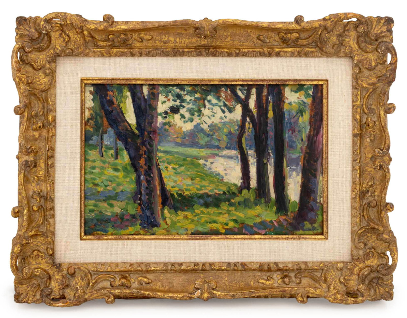 Maximilien Luce "Bord de la Seine a Poissy", 1895 (1 of 9)