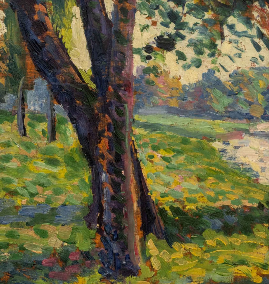 Maximilien Luce "Bord de la Seine a Poissy", 1895 - 3