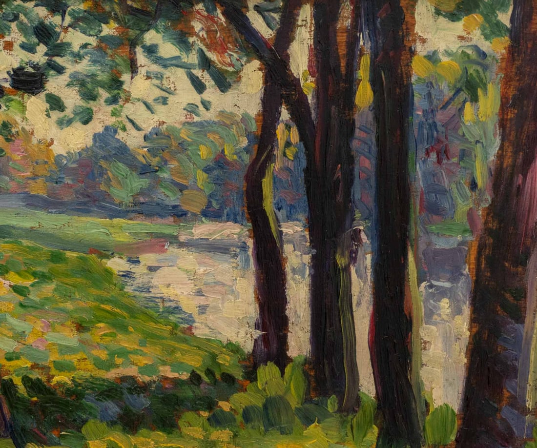 Maximilien Luce "Bord de la Seine a Poissy", 1895 - 4