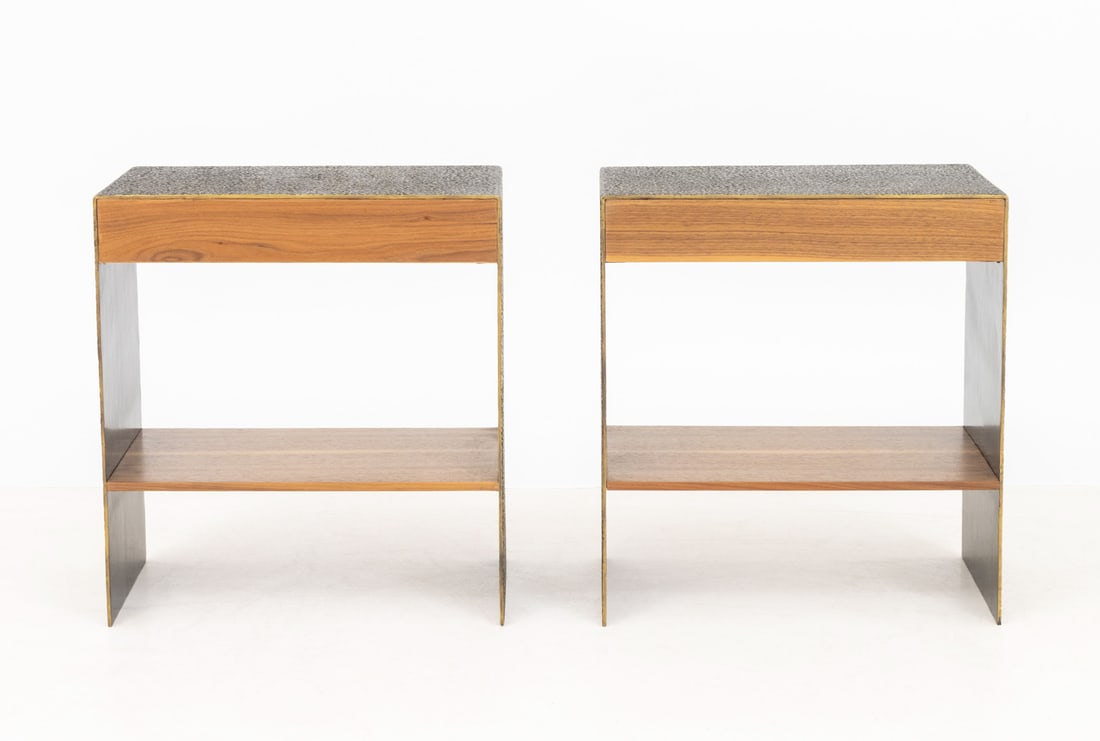 Aurelien Gallet "Sumitra" Side Tables, Pair - 9