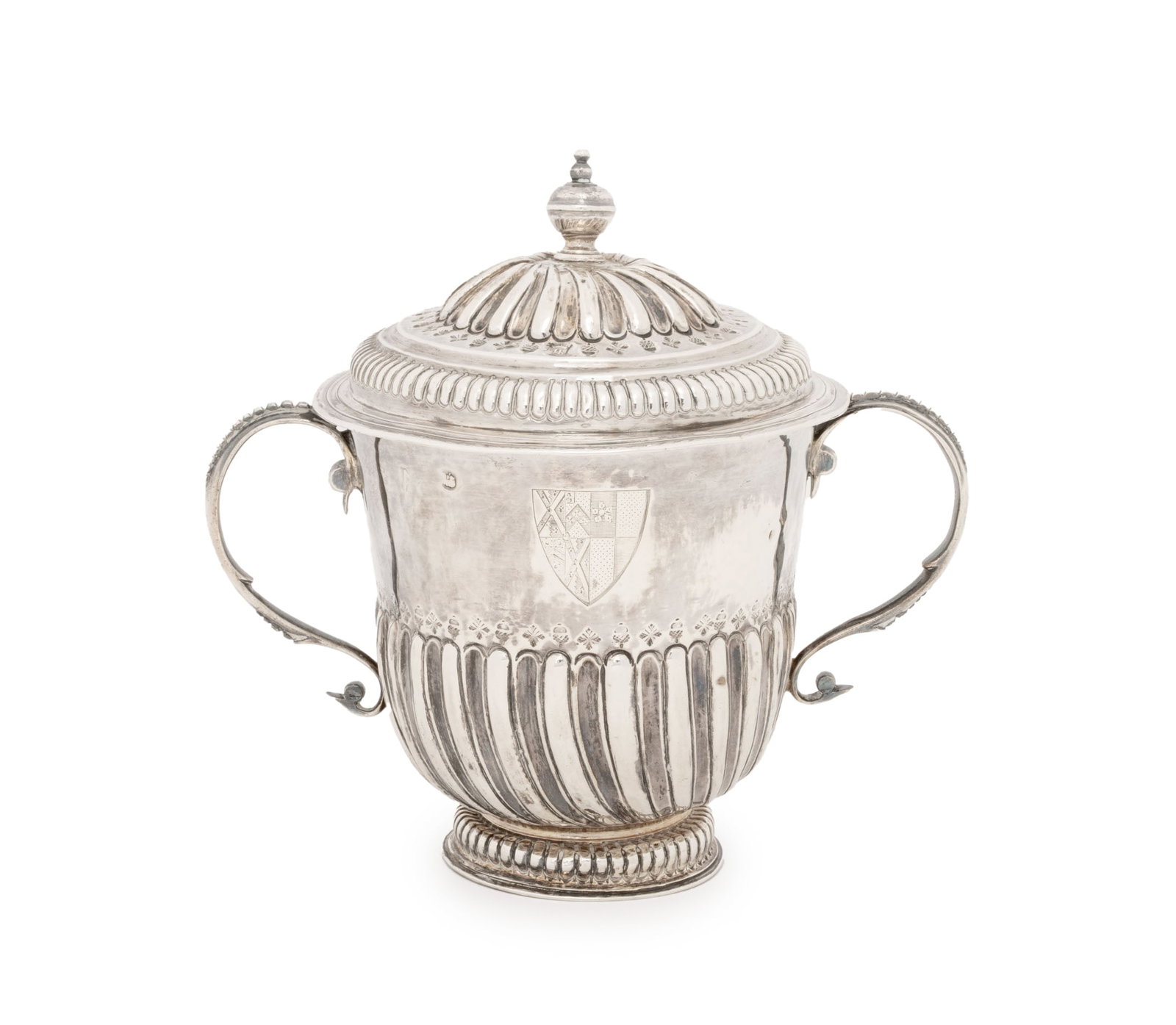 Queen Anne Britannia Silver Covered Cup, 1706 (1 of 12)