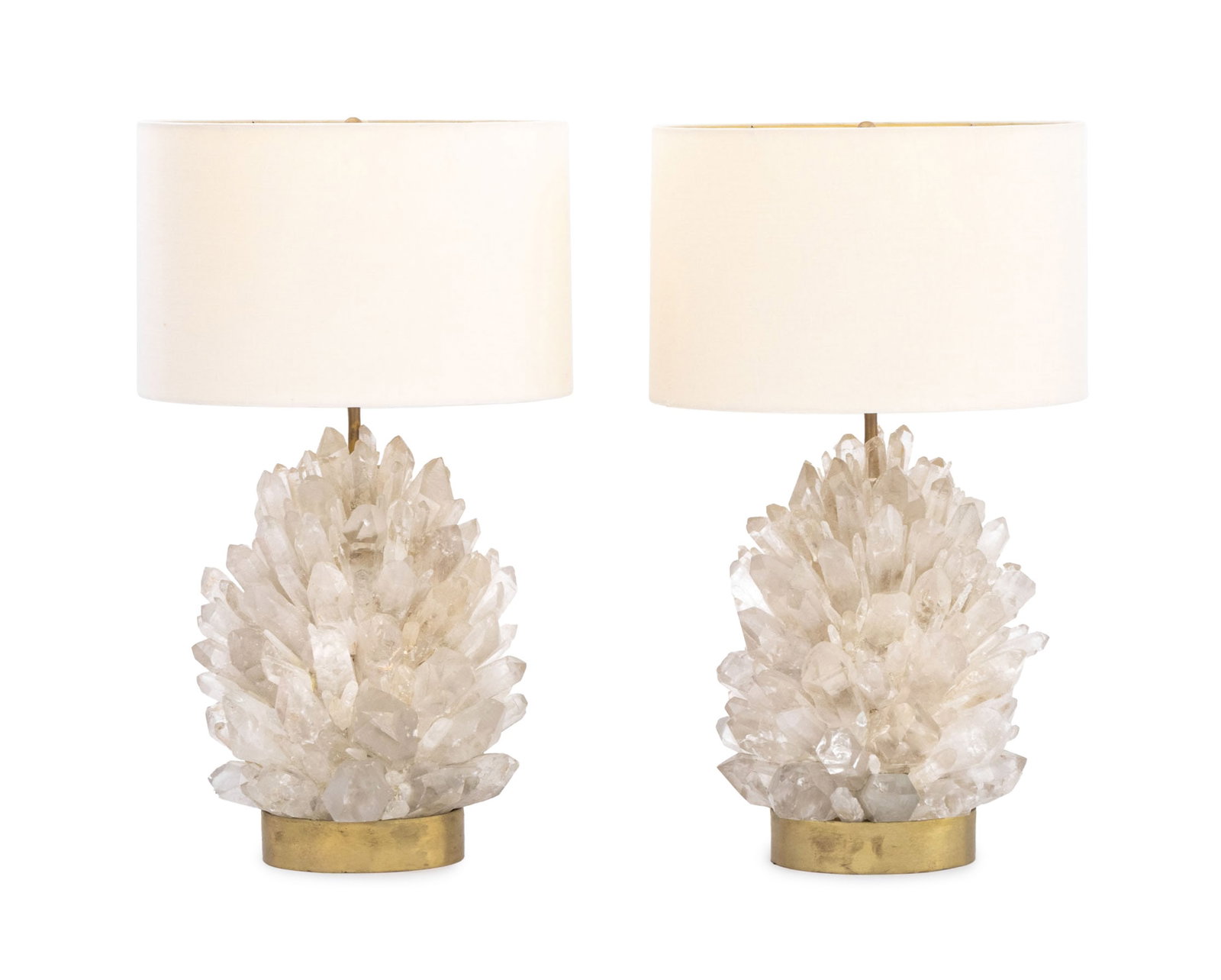 Craig Van Den Brulle Rock Crystal Table Lamps, 2 (1 of 15)