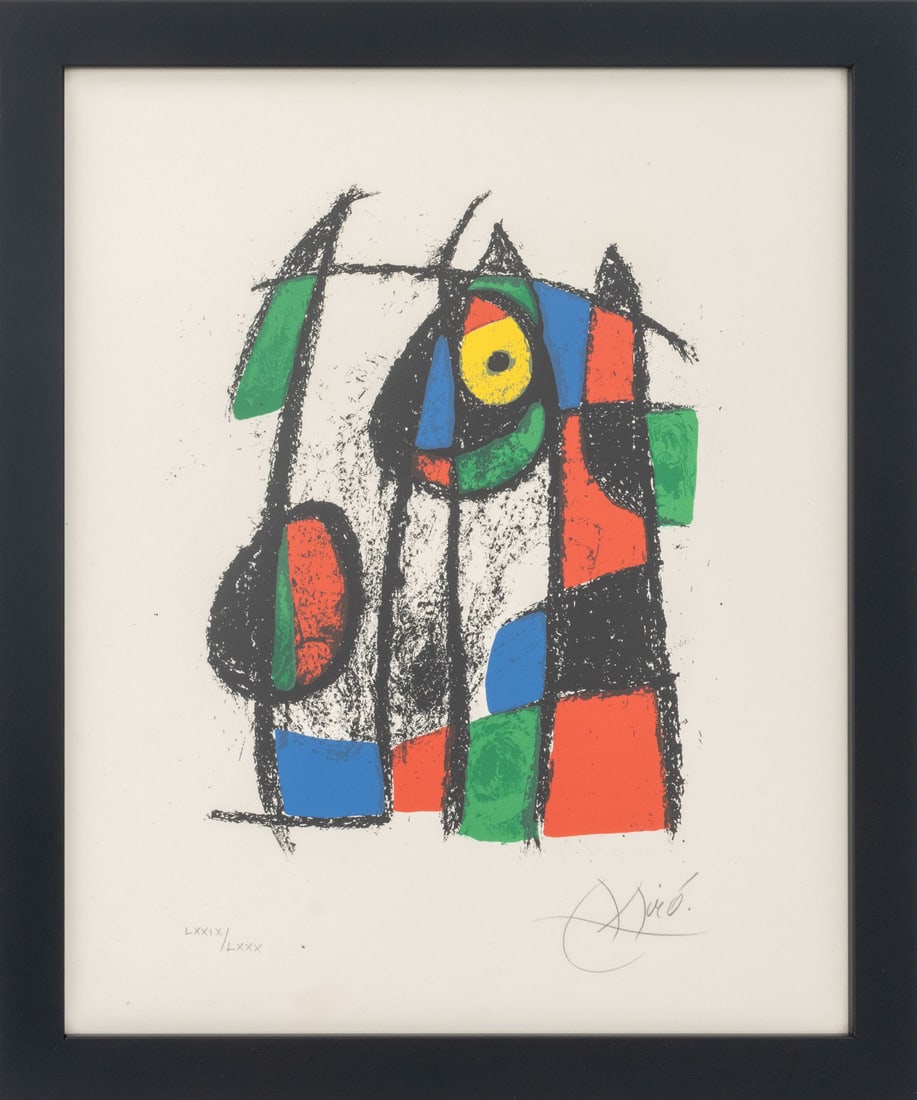 Joan Miro "Lithograph VII" Lithograph, 1975 (1 of 9)