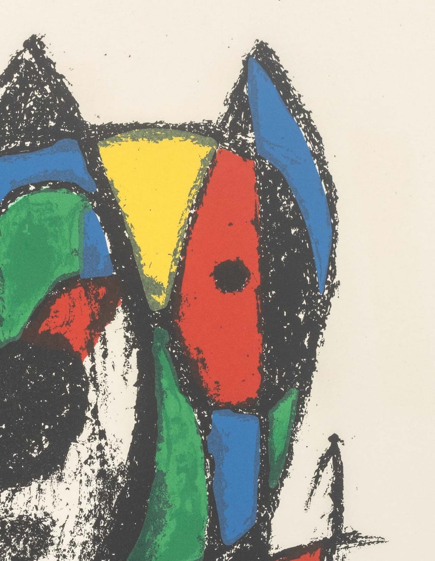Joan Miro "Lithograph V" Lithograph, 1975 - 3