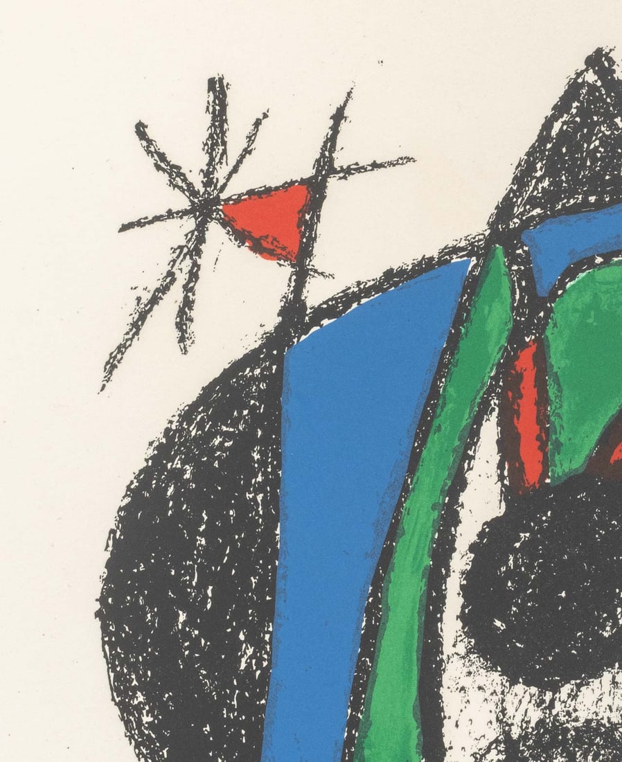 Joan Miro "Lithograph V" Lithograph, 1975 - 4