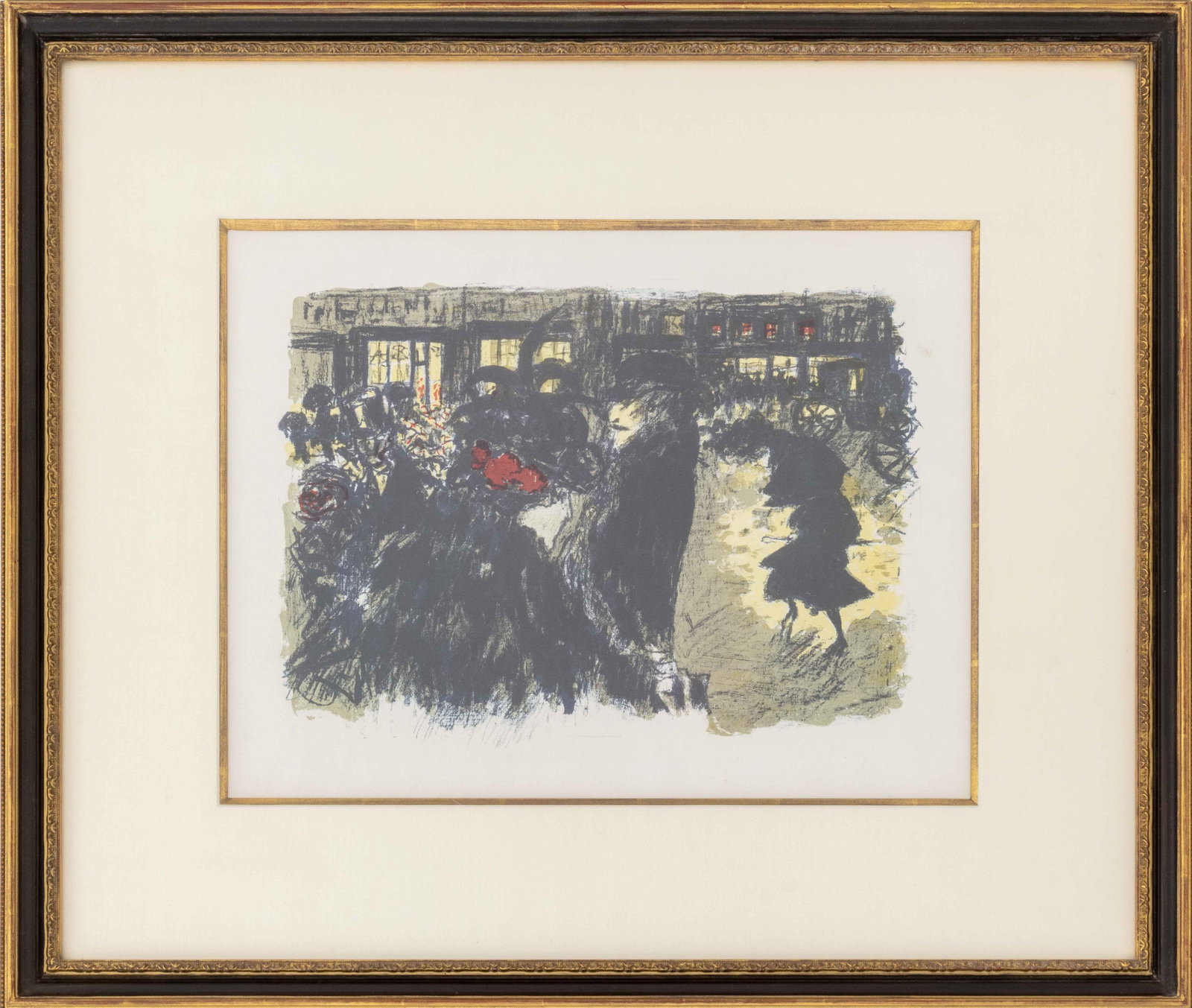Pierre Bonnard "Place le Soir" Lithograph, 1899 (1 of 6)