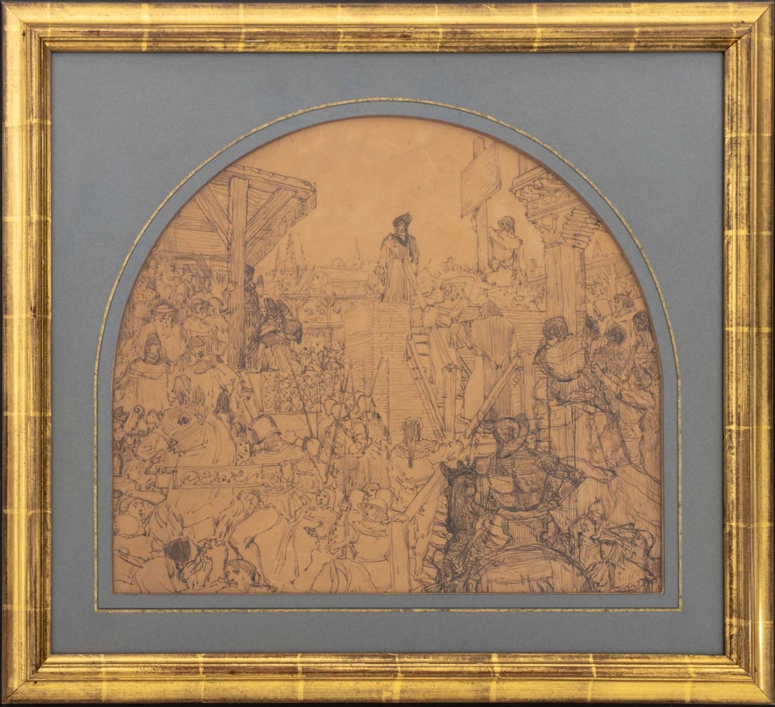 Jean-Paul Laurens "The Martyrdom of Joan of Arc" (1 of 9)