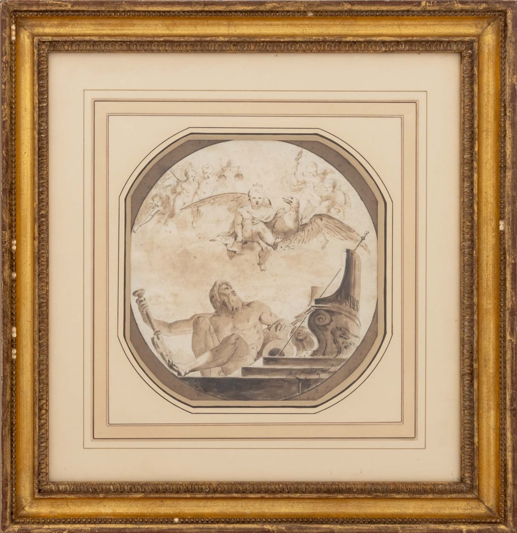 Merry-Joseph Blondel Mythological Allegory, 19th C (1 of 8)