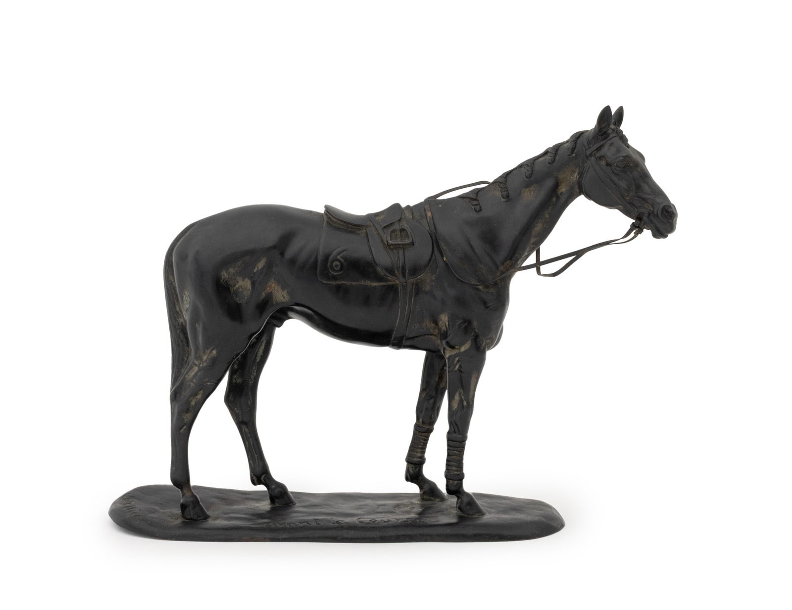 Gaston D'Illiers Avant la Course Patinated Bronze (1 of 15)