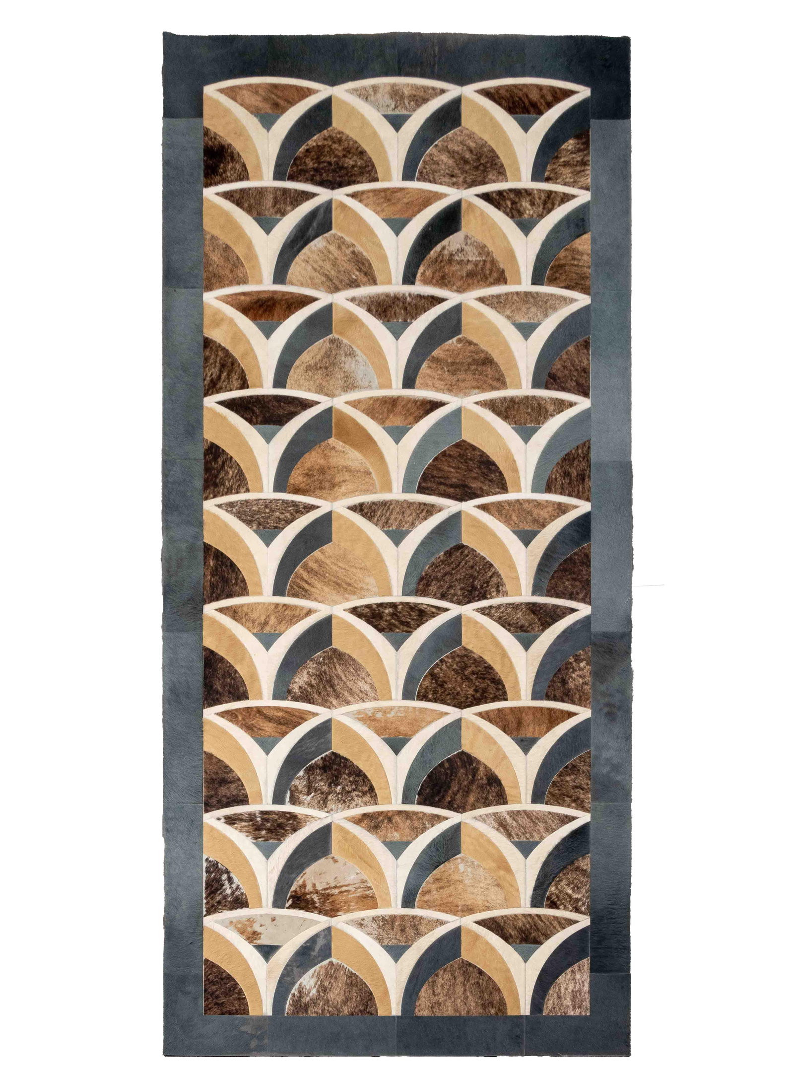 Kyle Bunting "Eclipse" Hide Rug, 12' 5" x 5' 9" (1 of 7)