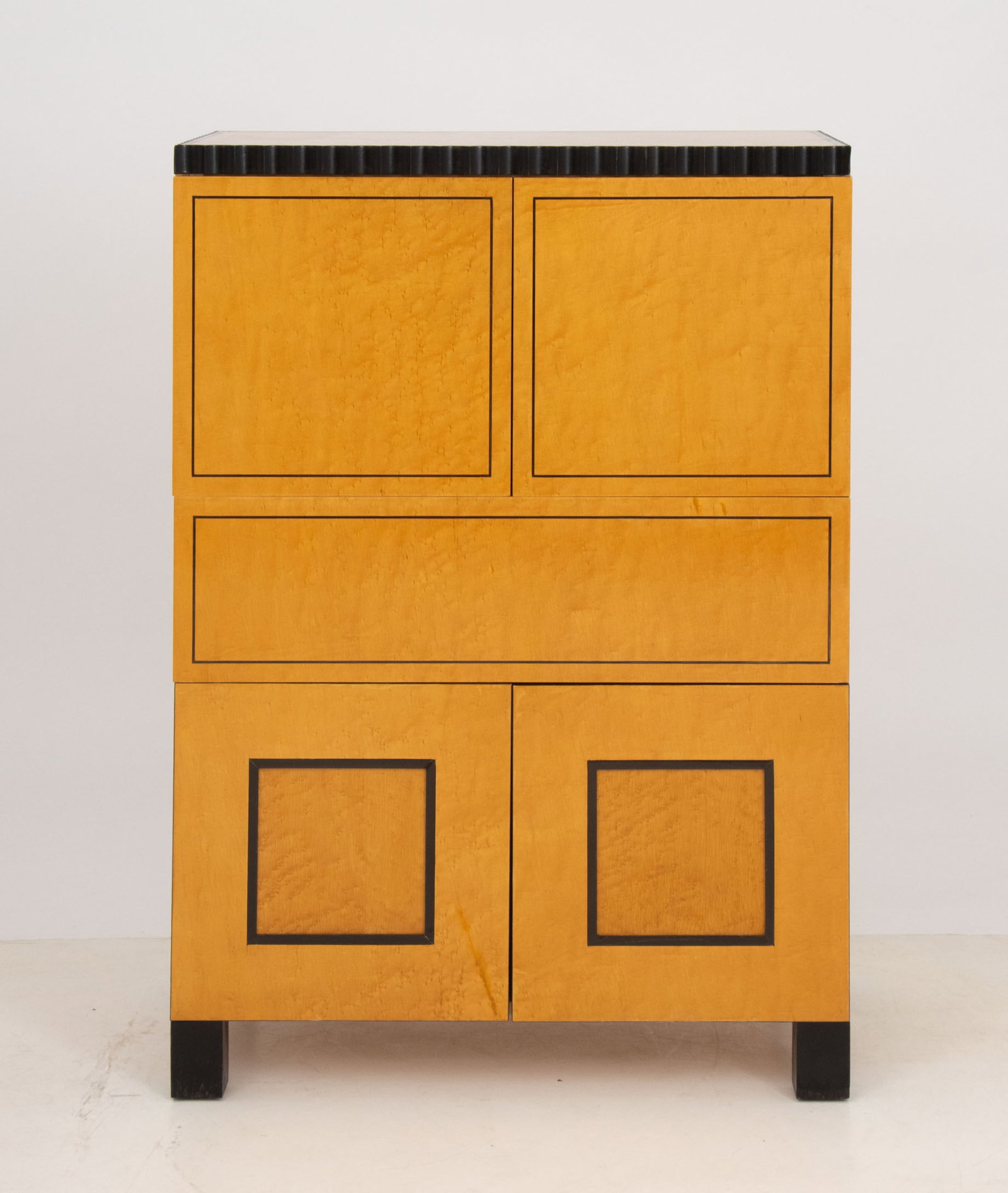 Richard Bloch Bird's Eye Maple Cabinet - 2