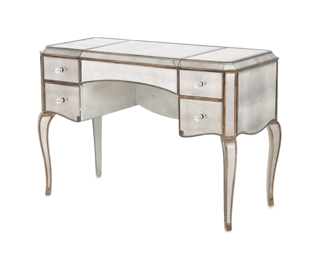 Horchow "Claudia" Mirrored Vanity Table (1 of 11)