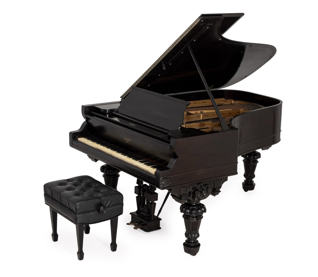 Hazelton Brothers Ebonized Grand Piano, 19th C. (1 of 16)