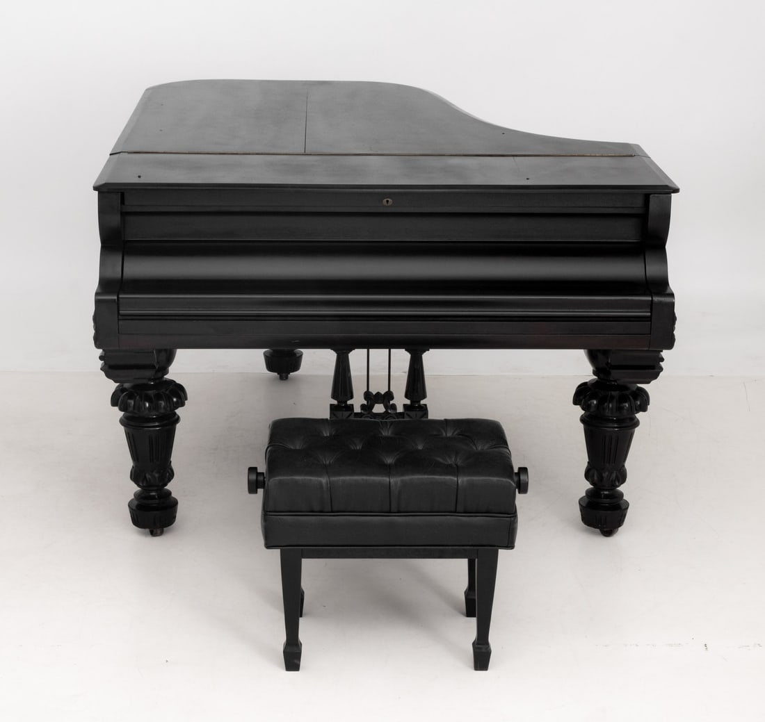 Hazelton Brothers Ebonized Grand Piano, 19th C. - 2