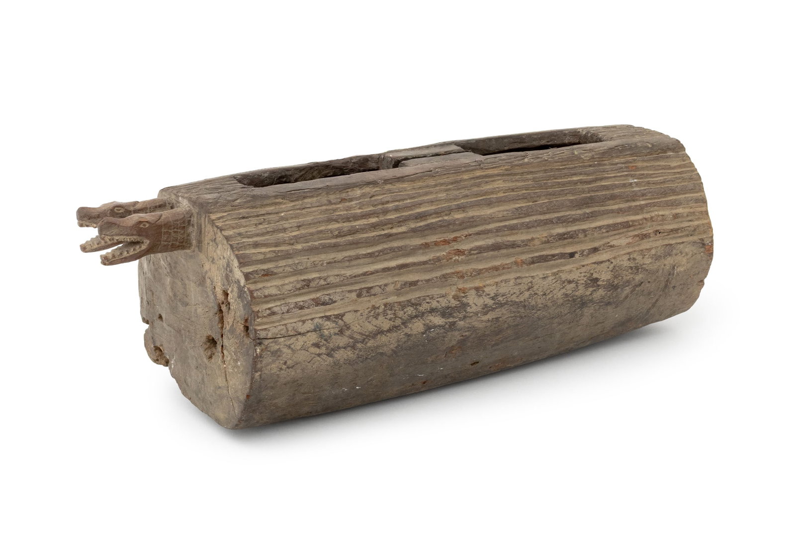 African Congolese Zoomorphic Slit Drum (1 of 7)