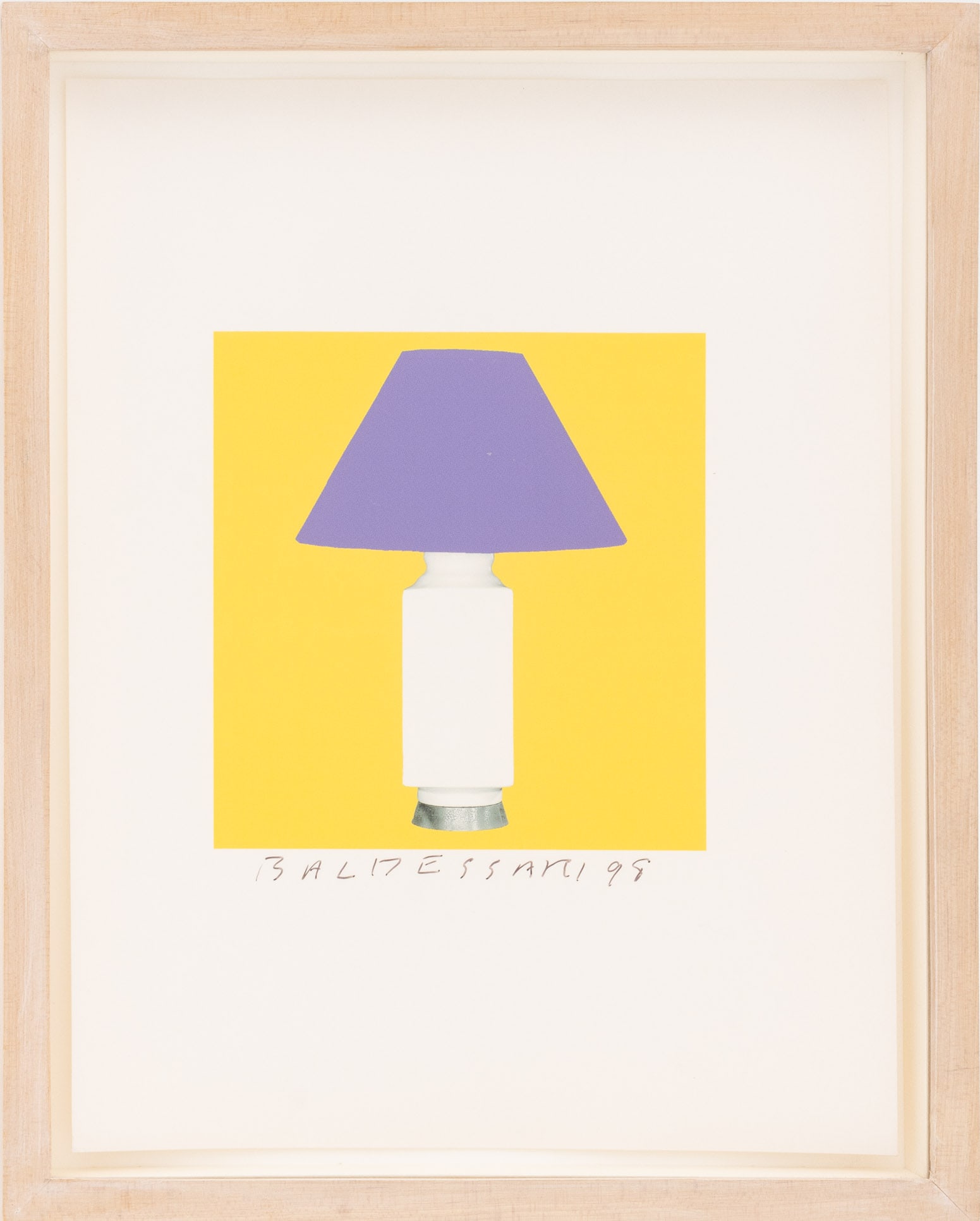 John Baldessari Lamp Color Inkjet Print, 1998 (1 of 6)