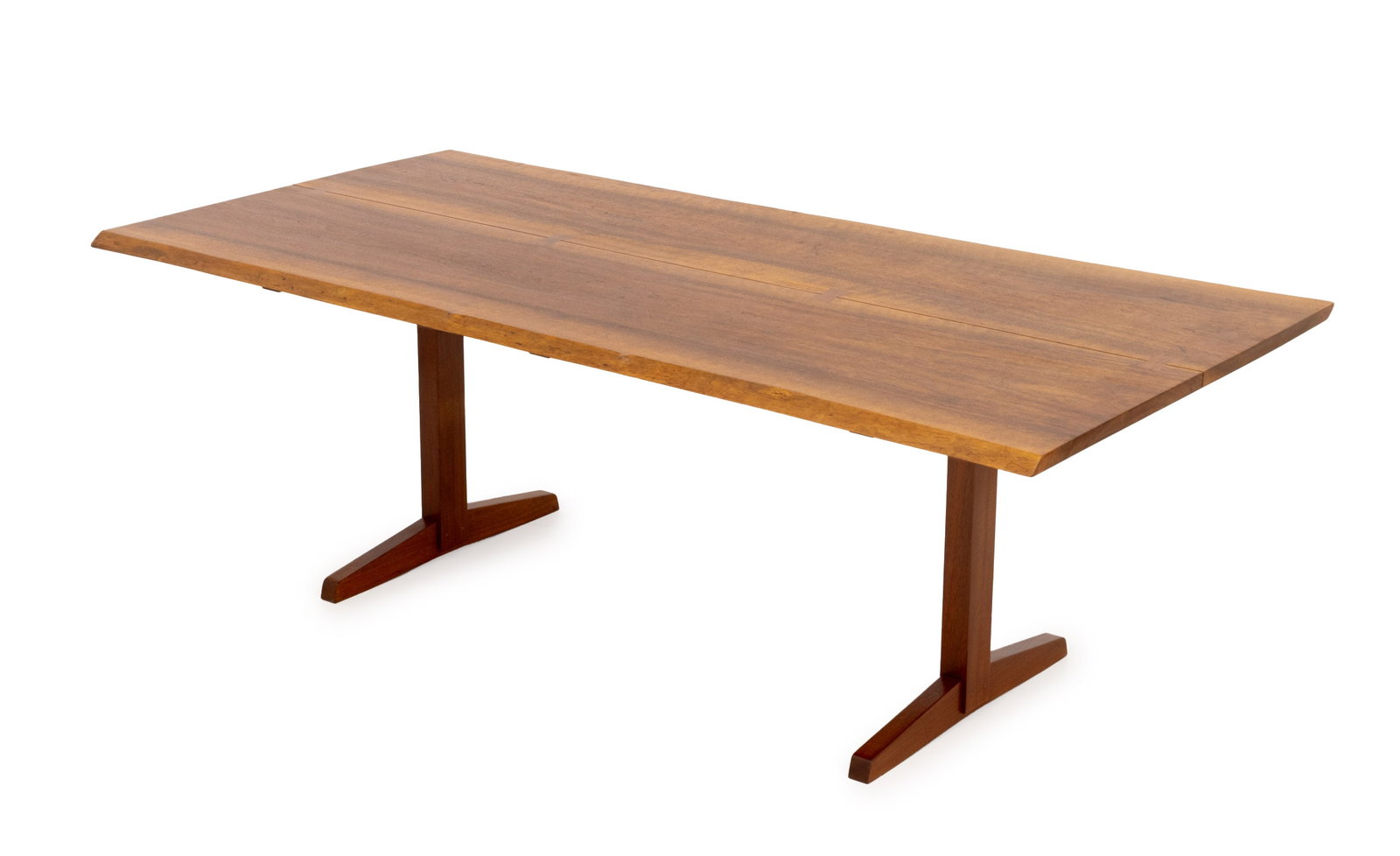 George Nakashima Walnut Trestle Dining Table - 2