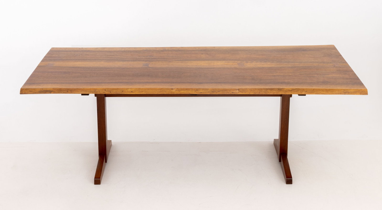 George Nakashima Walnut Trestle Dining Table - 3