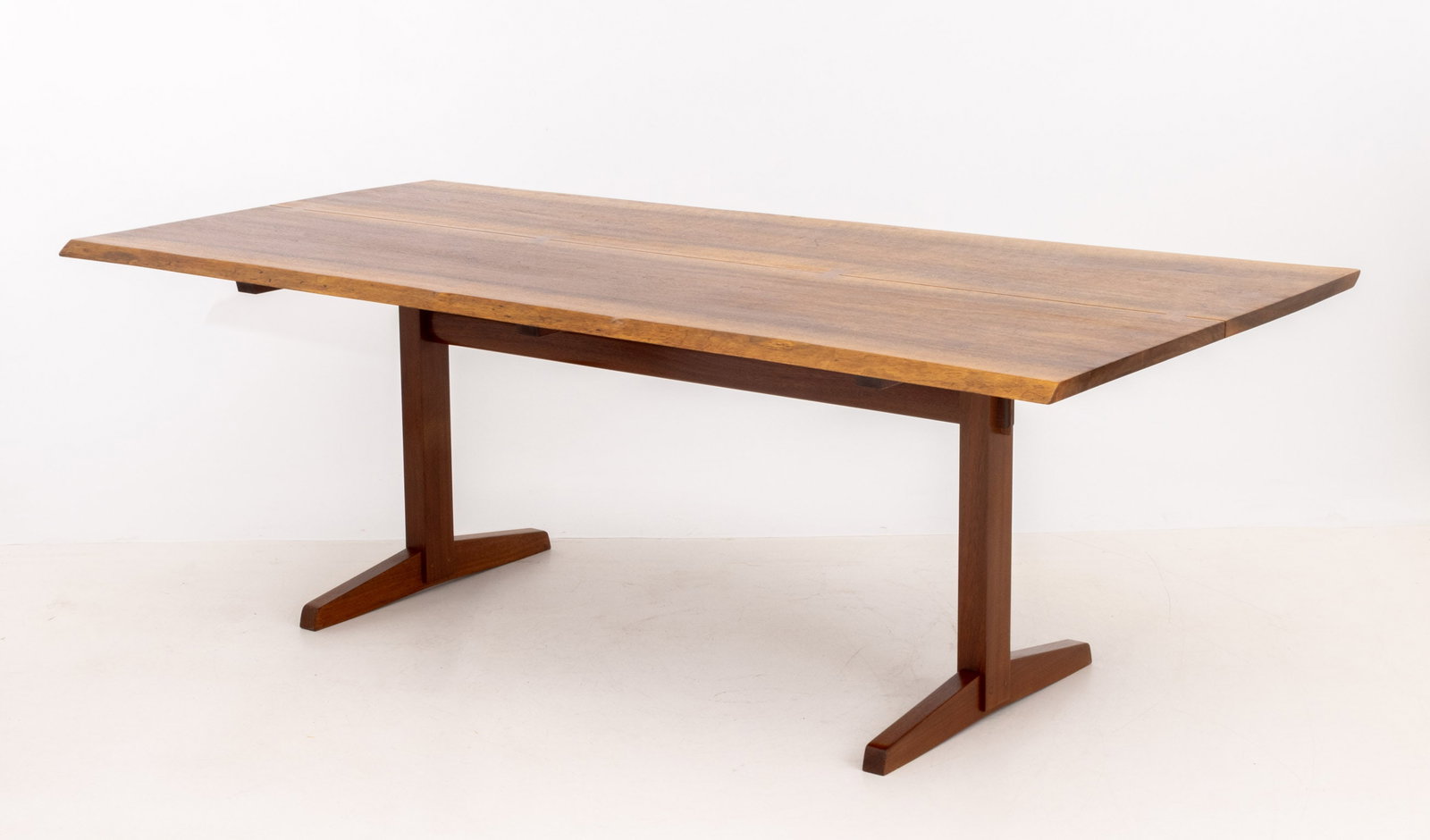George Nakashima Walnut Trestle Dining Table - 5