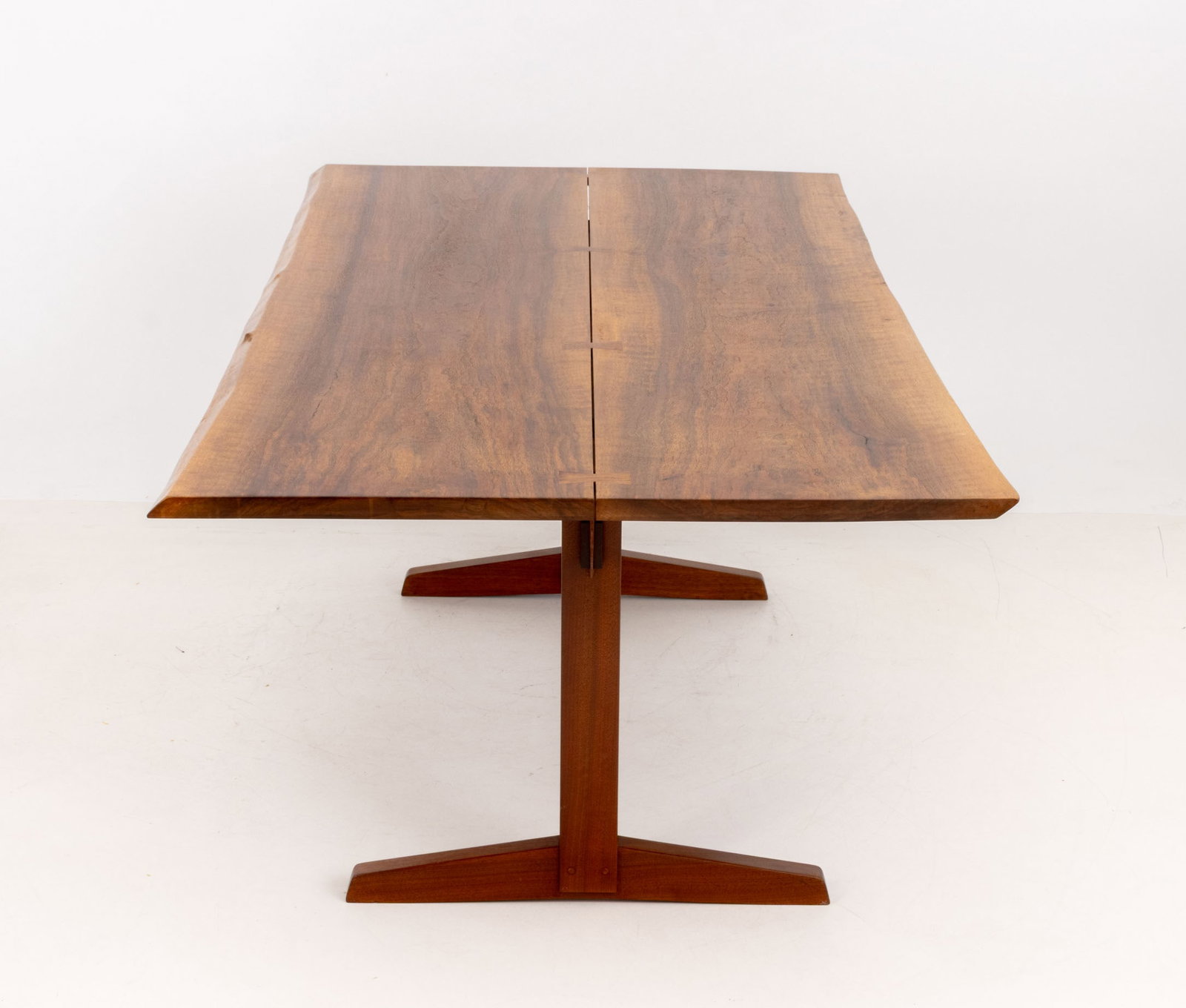 George Nakashima Walnut Trestle Dining Table - 7