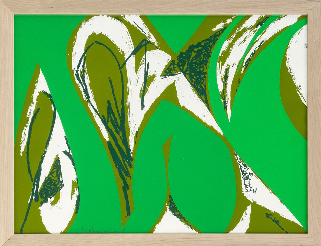 Lee Krasner "Free Space (Green)", 1975 - 2