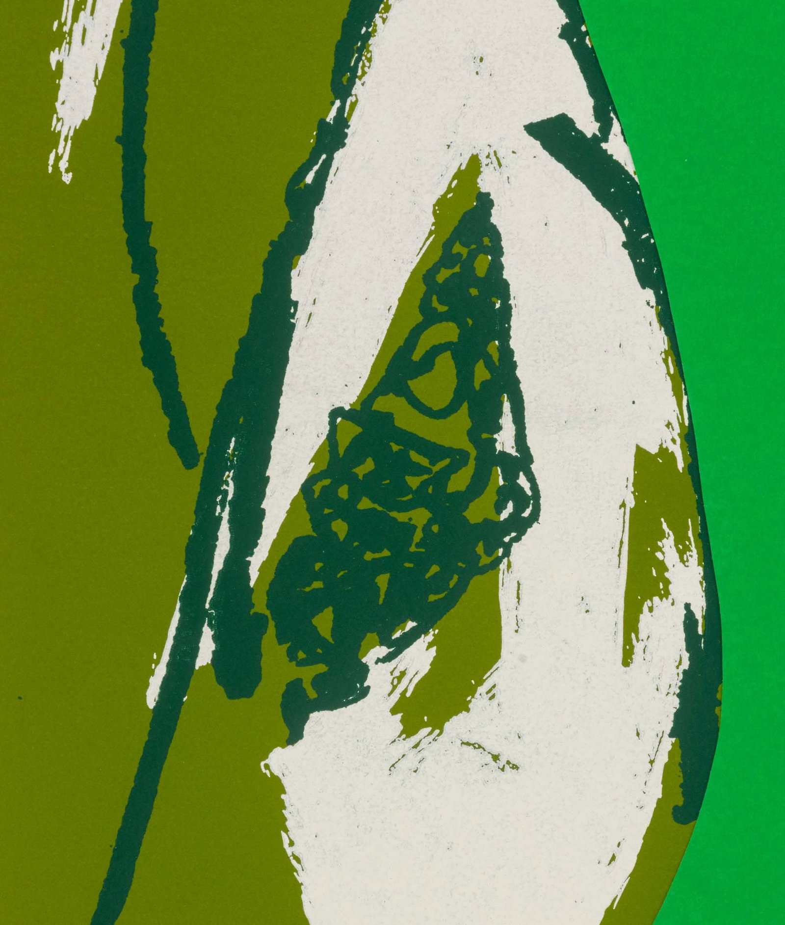 Lee Krasner "Free Space (Green)", 1975 - 7