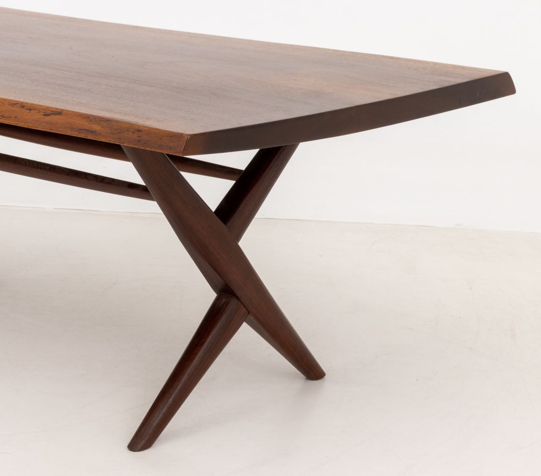 George Nakashima Walnut Slab Top Table, 1962 - 7