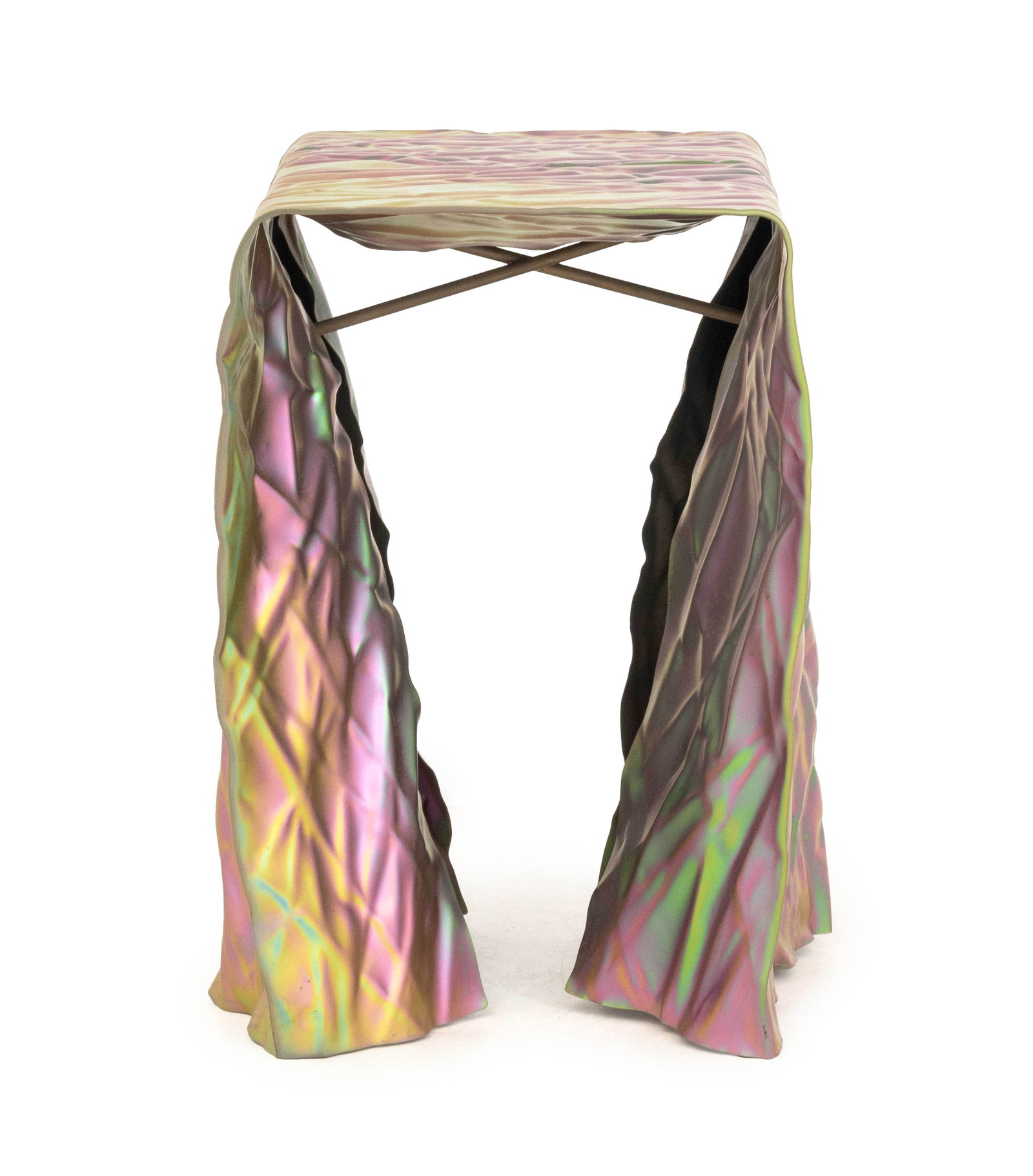 Christopher Prinz "Wrinkled Stool" Side Table - 6
