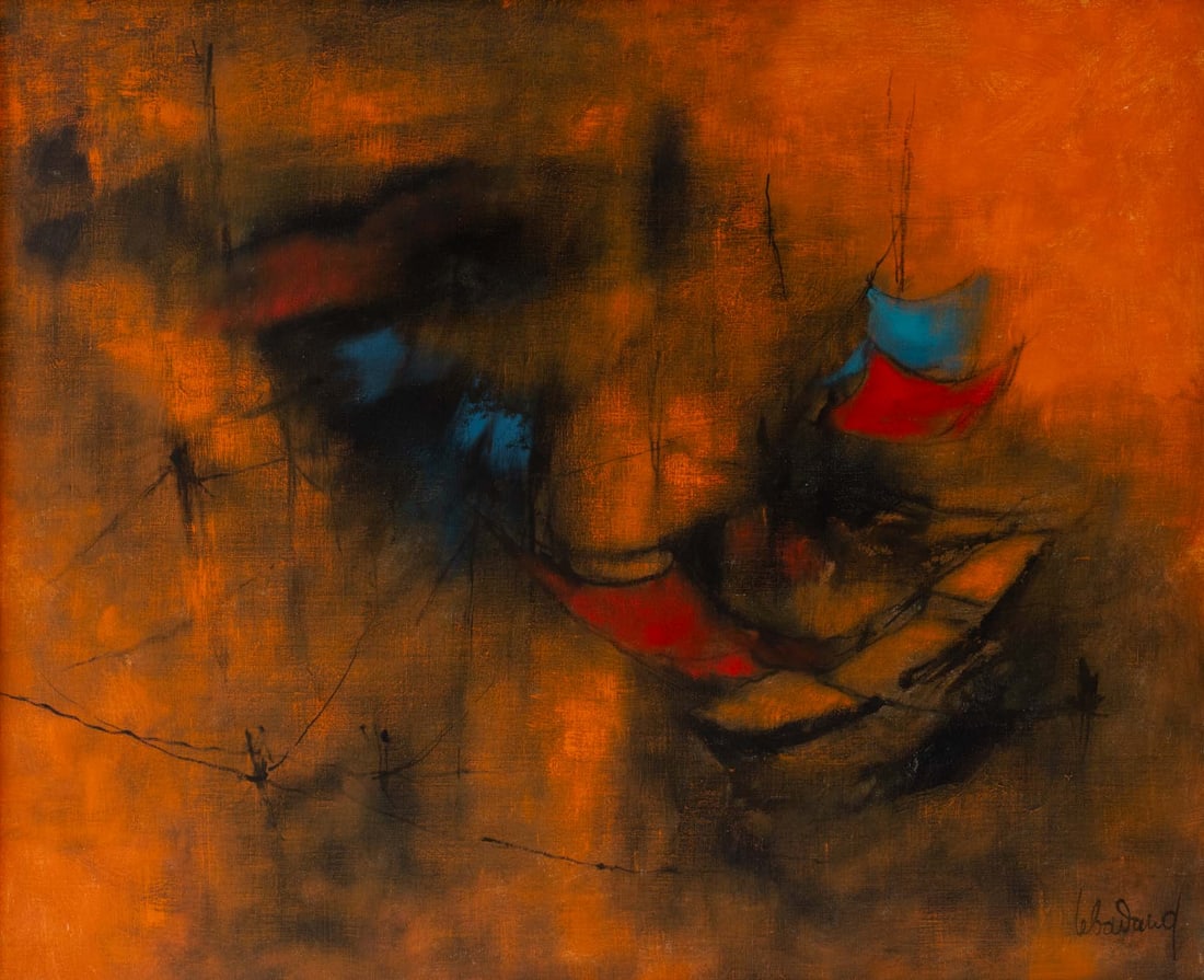 Lebadang "Filets de Pecheurs sur l'Etang Orange" - 2