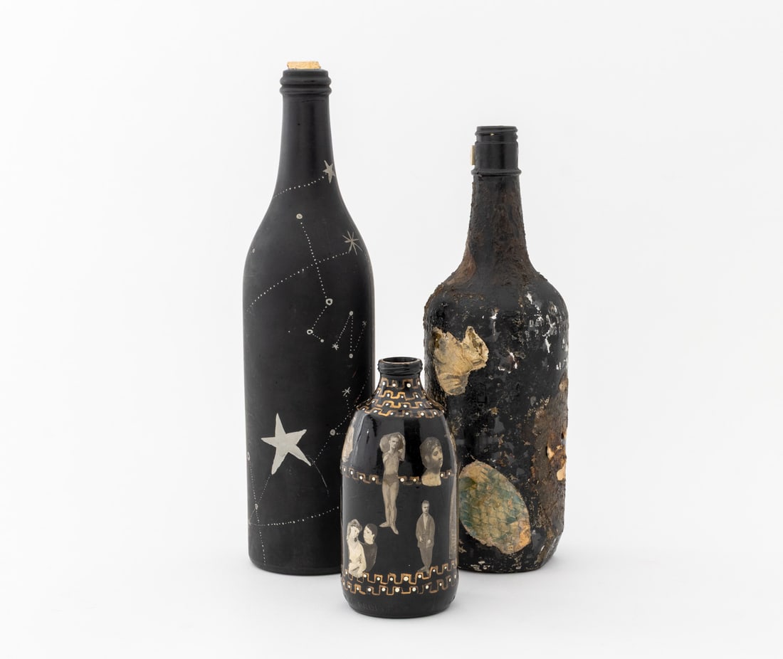 Painted Glass Bottles, ex-Louise Nevelson (1 of 20)