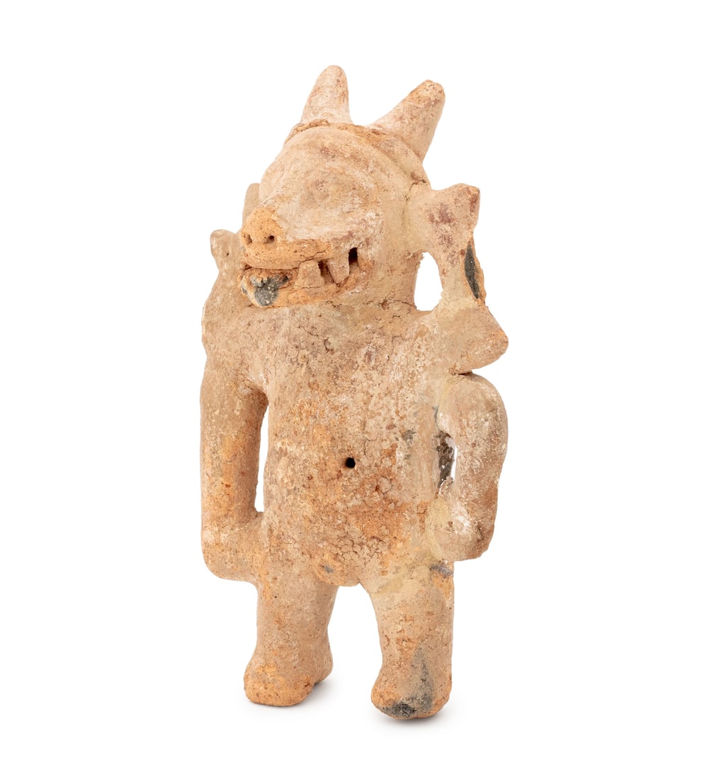Mayan Pre-Columbian Zoomorphic Ocarina (1 of 6)