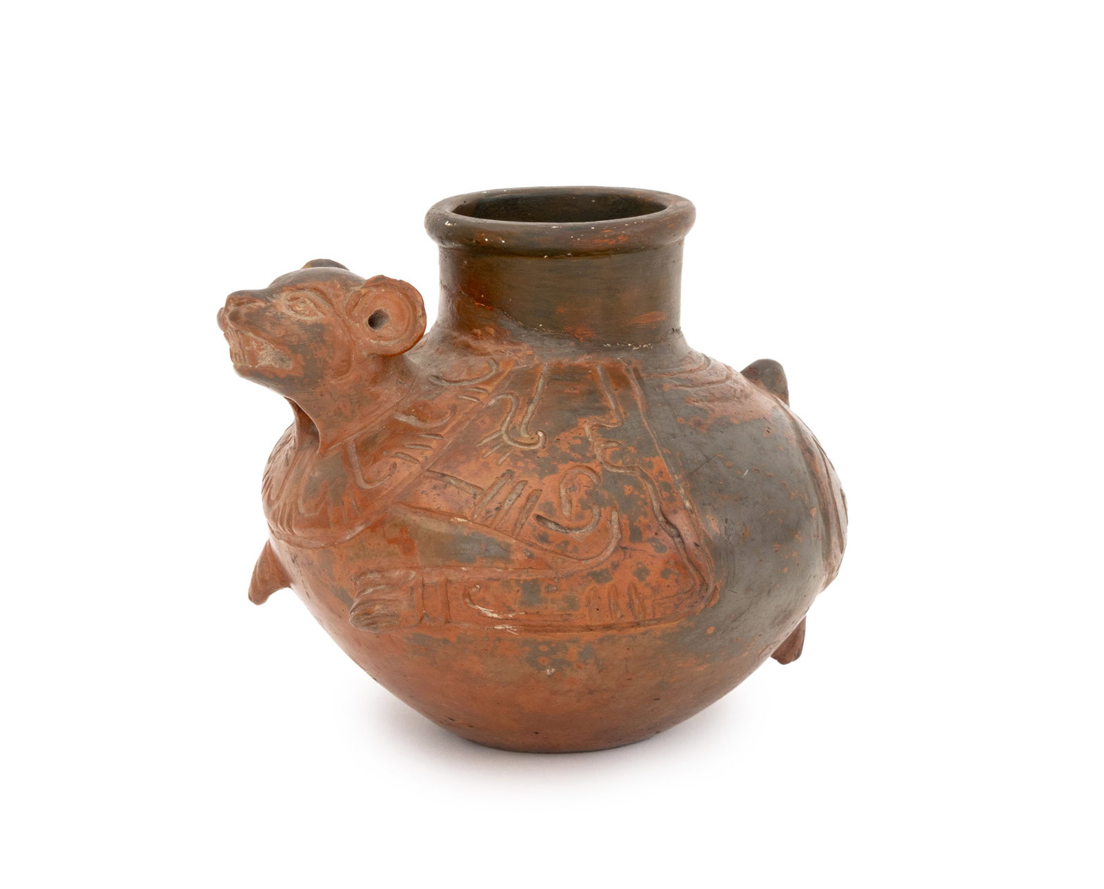 Mayan Pre-Columbian Jaguar Form Vessel (1 of 7)