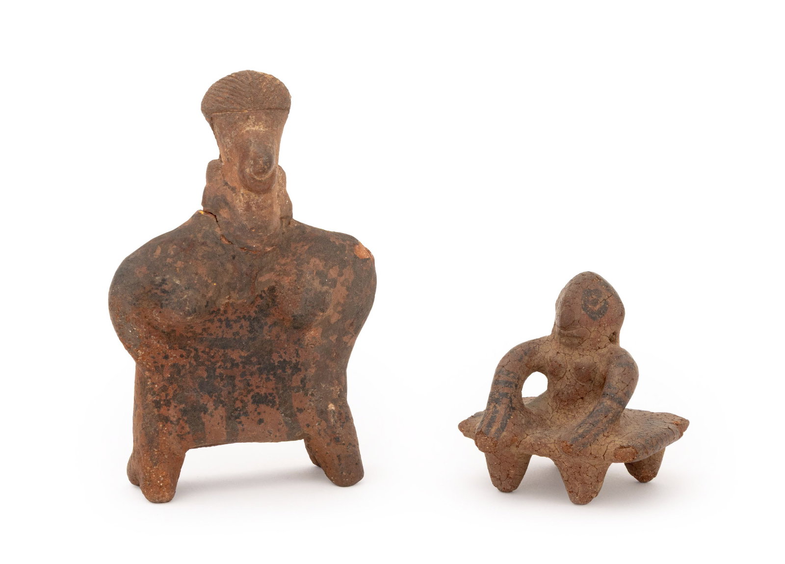 Mexican Pre-Columbian Pottery Figures, 2 (1 of 12)