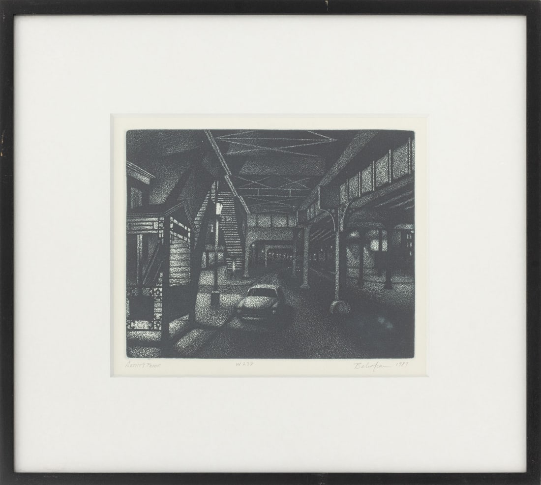 William Behnken "W 238" Etching and Aquatint, 1987 (1 of 7)