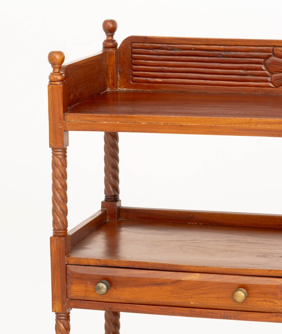 Victorian Mahogany Rectangular Dumb Waiter - 3