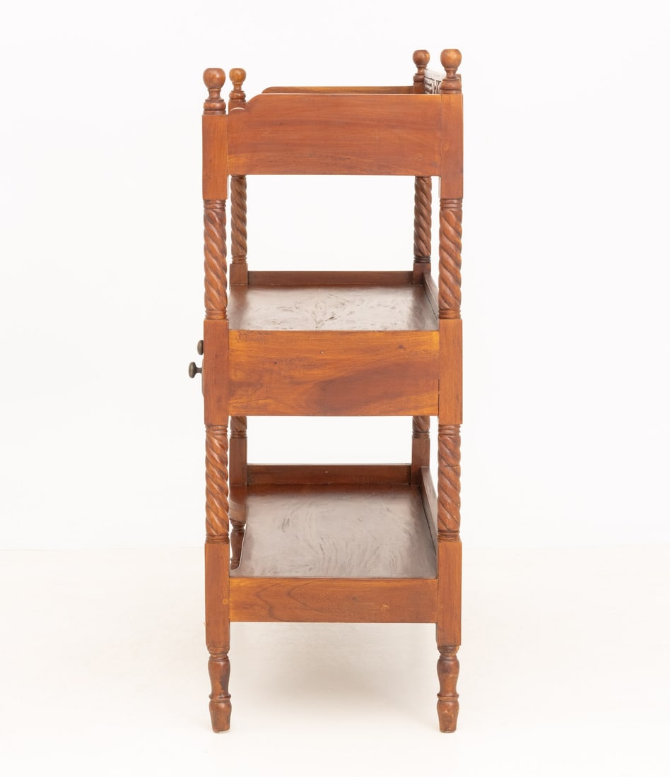 Victorian Mahogany Rectangular Dumb Waiter - 6