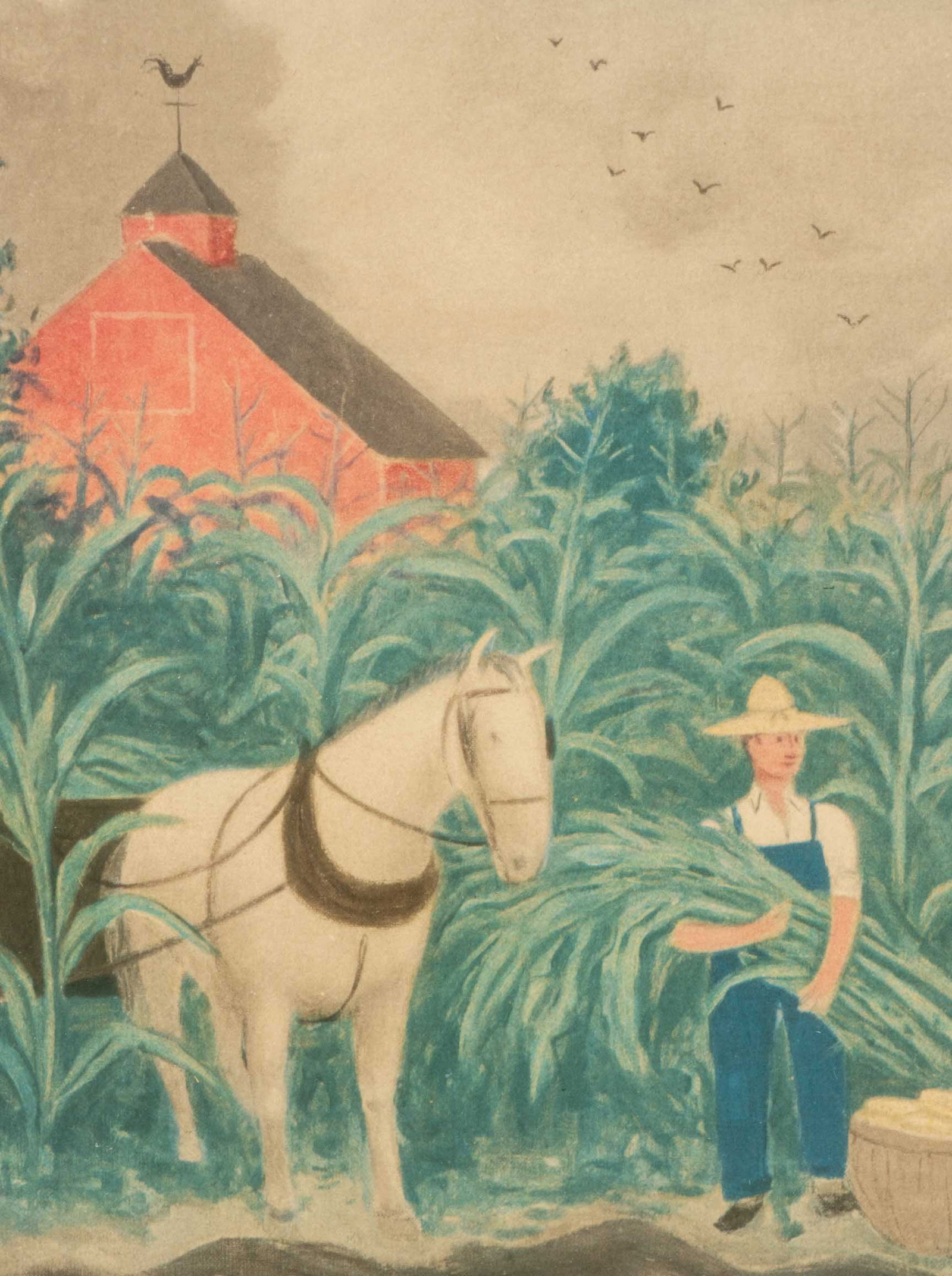 Doris Lee "Cornfield" Giclee Print - 3