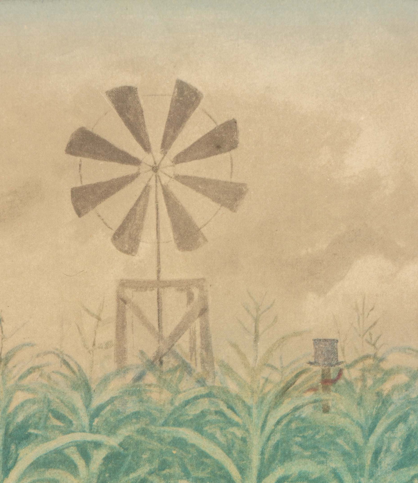 Doris Lee "Cornfield" Giclee Print - 5