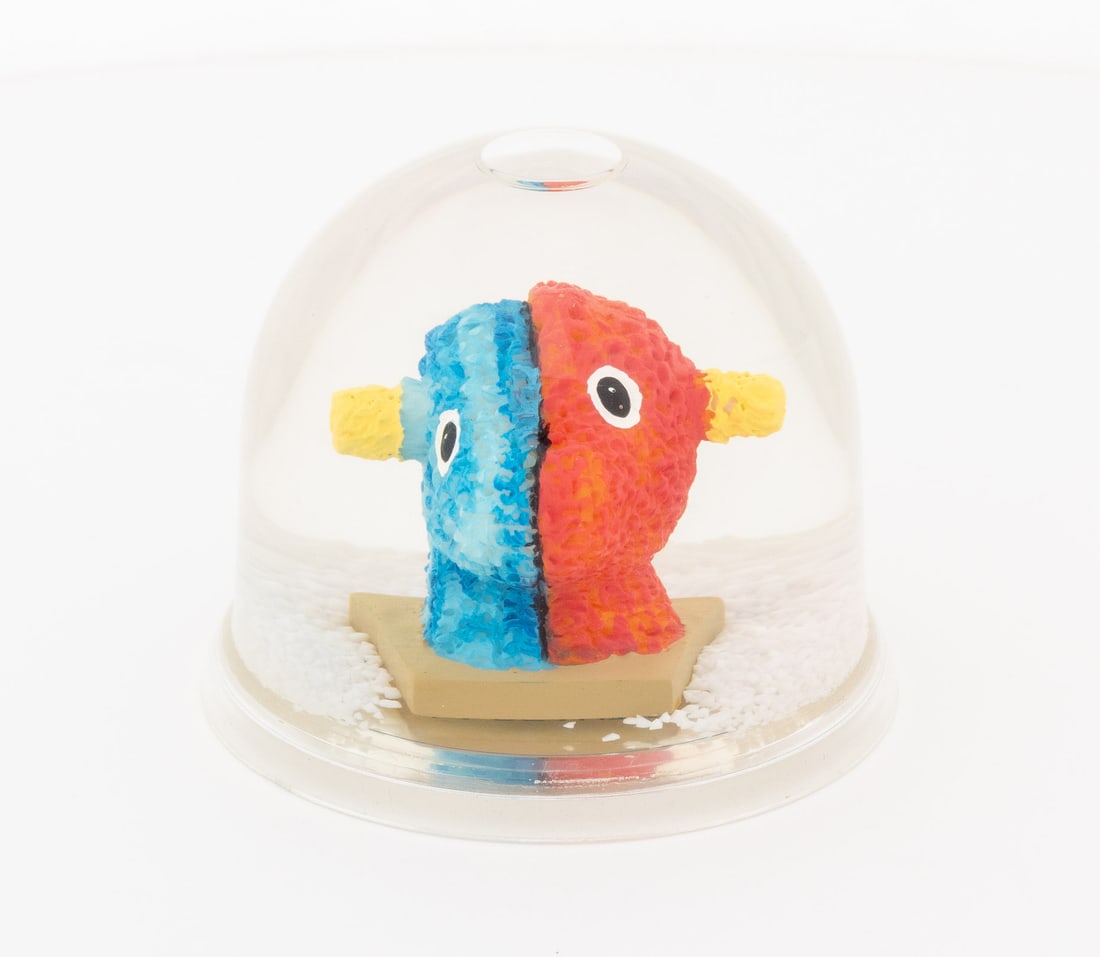 Jeff Koons "Split-Rocker" Snow Globe, 2000 - 2