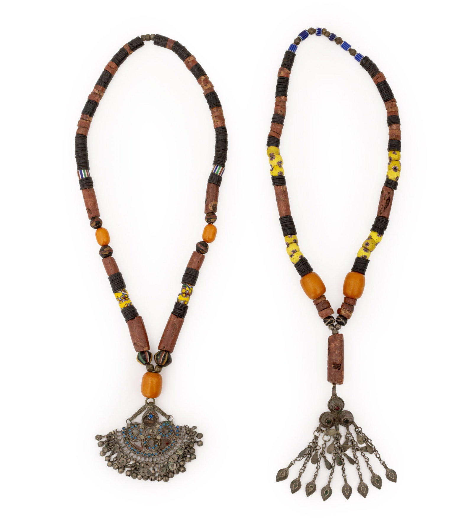 African Trade Bead Necklaces, 2 (1 of 10)