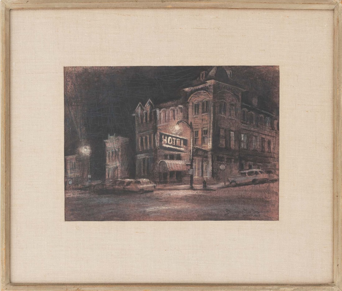 Stuyvesant Van Veen "Ouray, Colorado" Gouache (1 of 8)