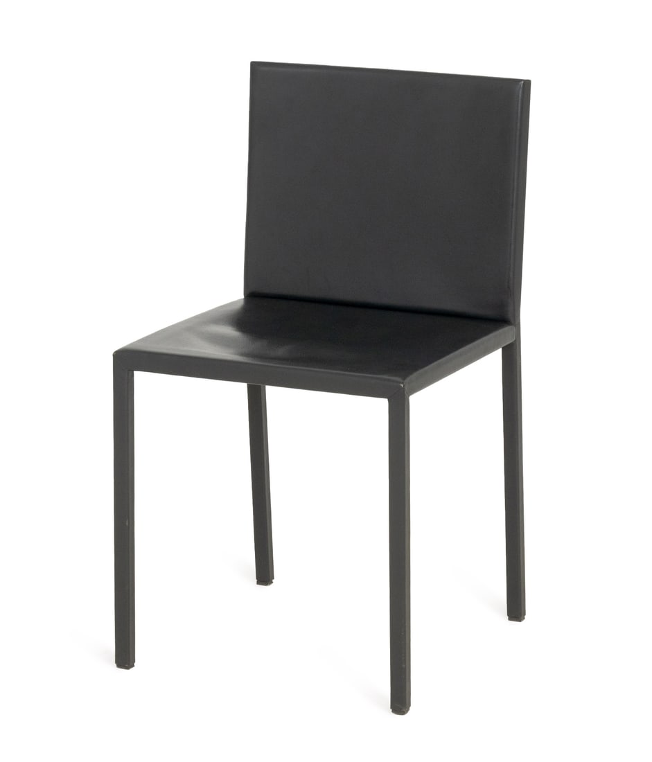 Fabien Baron x Capellini Leather Side Chair (1 of 7)