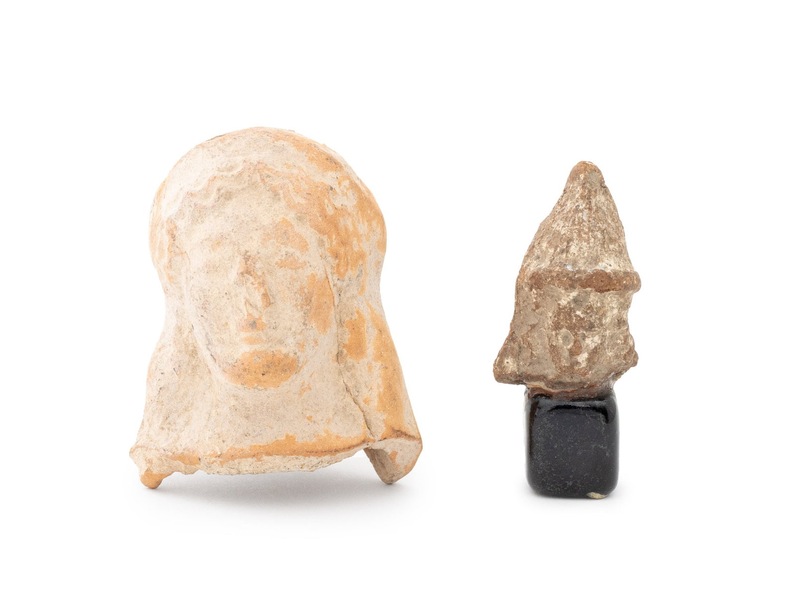 Greek and Roman Terracotta Head Fragments, 2 (1 of 8)