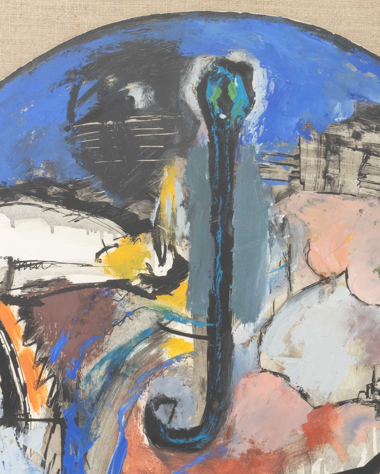 Agudelo Abstract Composition Mixed Media - 4